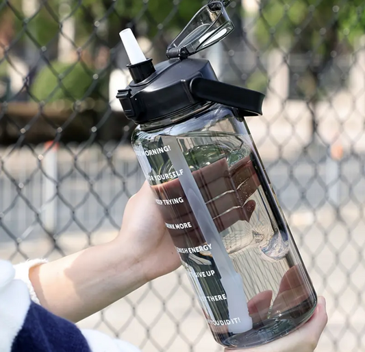 2L/67.63oz Large Capacity Scale Water Bottle.