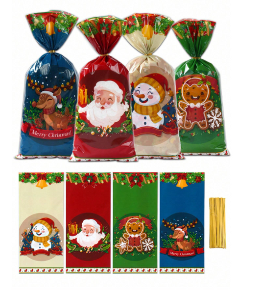 25 Piece Christmas Candy Bags